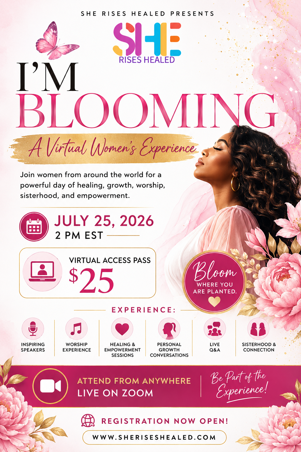 I'M BLOOMING Virtual Access Pass