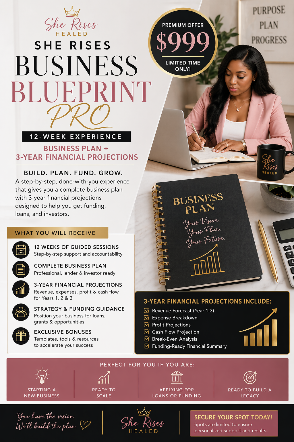 Business Plan Blueprint PRO 12-Week Business Plan + 3-Year Financial Projection Experience